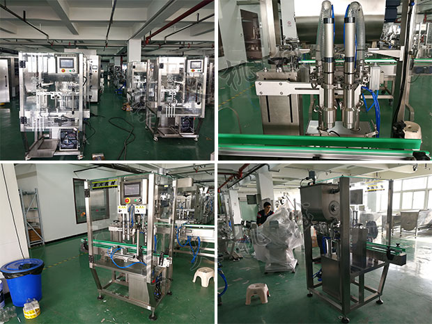 星火自動化中央廚房醬料生產(chǎn)線設備車間展示