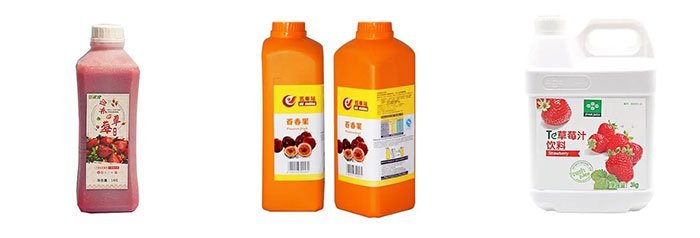 全自動果汁果醬灌裝機(jī)設(shè)備樣品展示